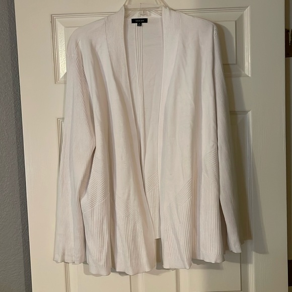 Verve Ami white open cardigan 3X - Picture 1 of 5